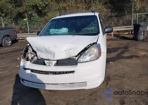 2005 Toyota Sienna Ce z USA, uszkodzony, nr VIN 5TDZA23C55S294053